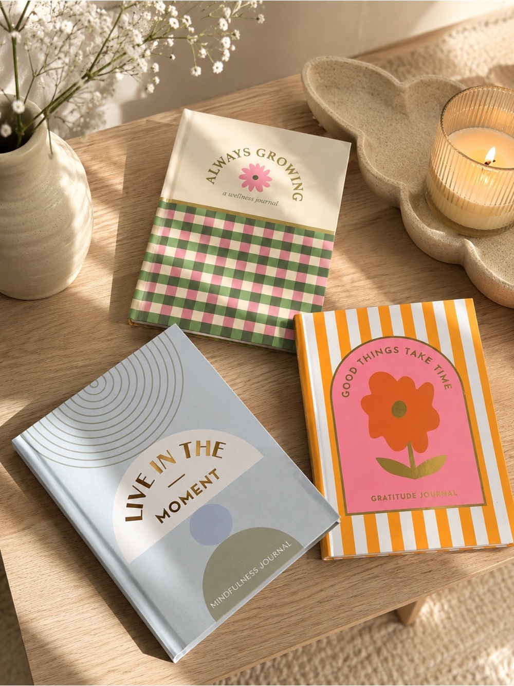 Guided Mindfulness & Gratitude Journal Set — you choose